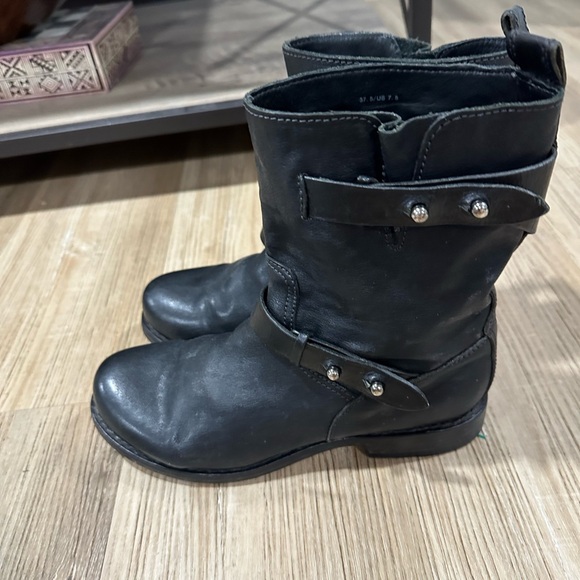 Rag & Bone leather moto boots good condition size 7.5 - Picture 2 of 8